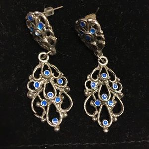 Fashion silver earrings
